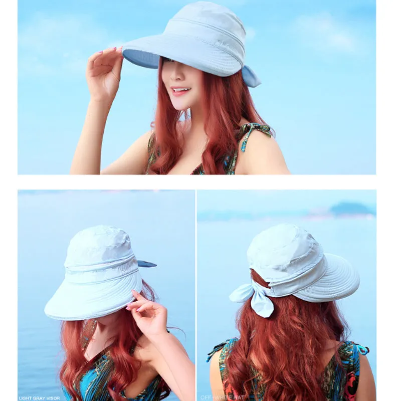 Simplicity Hats for Women UPF 50  UV Sun Protective Convertible Beach Visor Hat