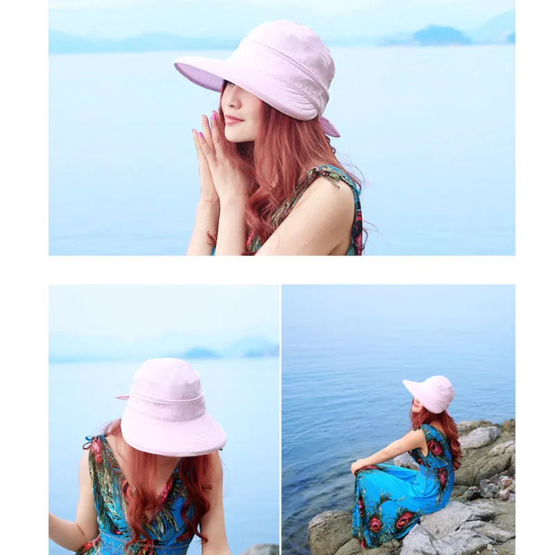 Simplicity Hats for Women UPF 50  UV Sun Protective Convertible Beach Visor Hat