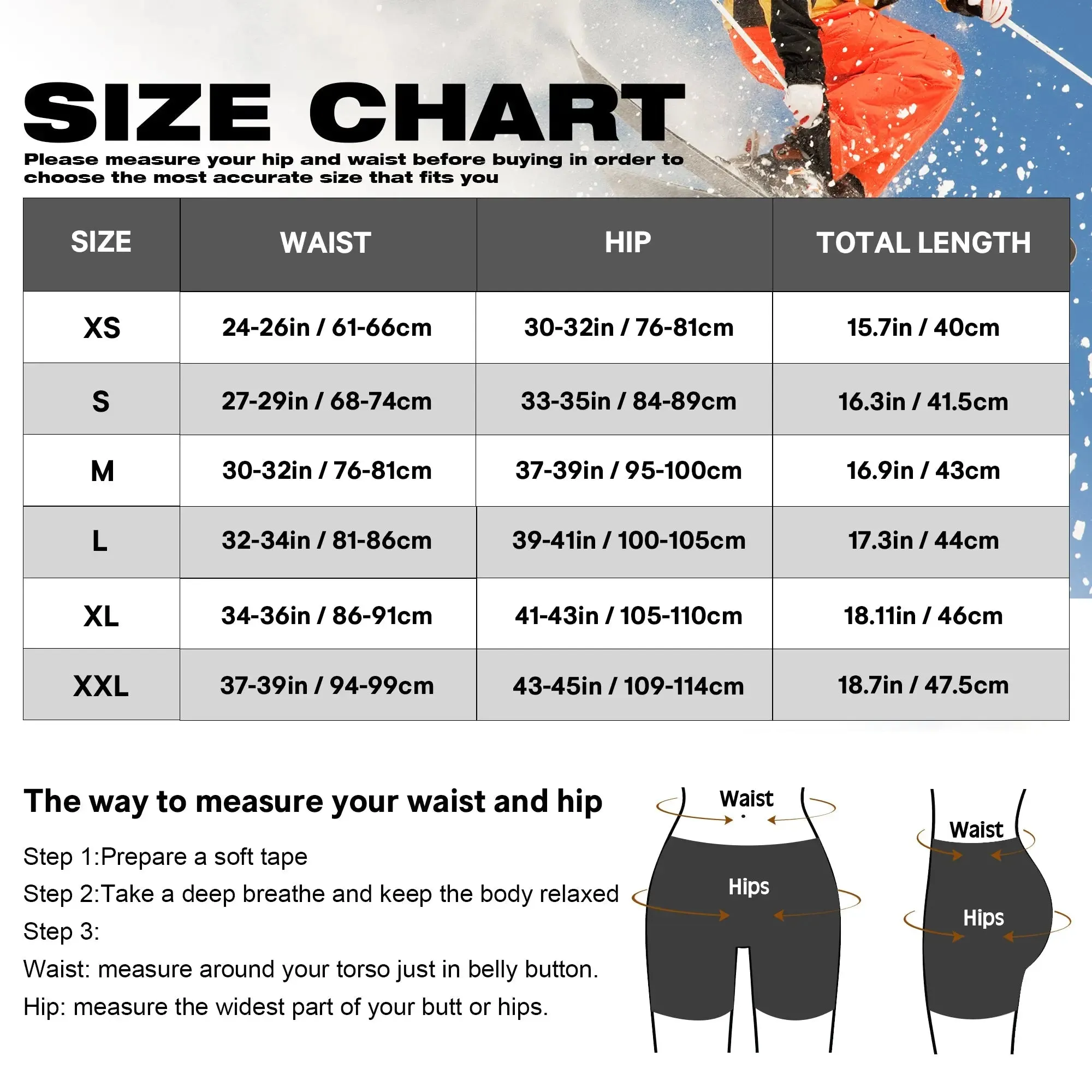 Soared 3D Hip Butt Padded Shorts - Ski, Skateboard, Snowboarding for Men Women