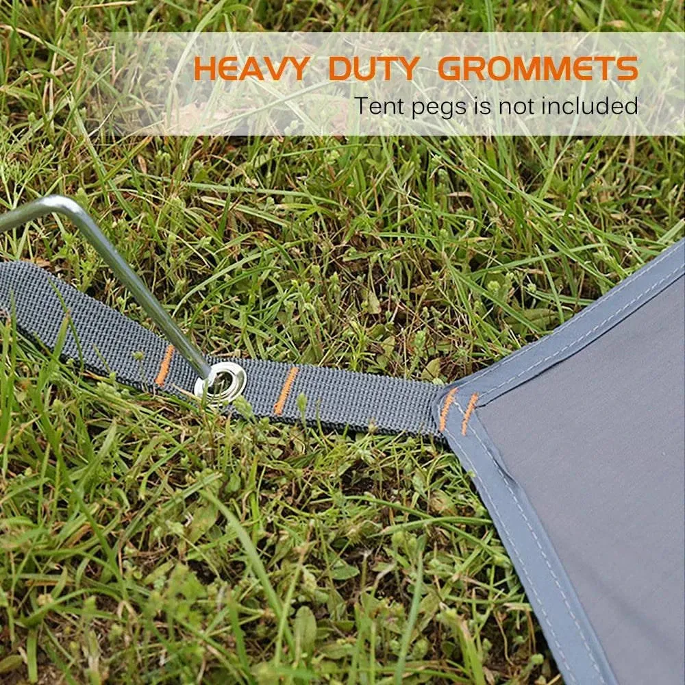 Thicken Picnic Mat Waterproof Camping Tarp Durable Beach Pad Octagonal Tent Mat Sun Canopy Ground Sheet for Hiking Travel Beach