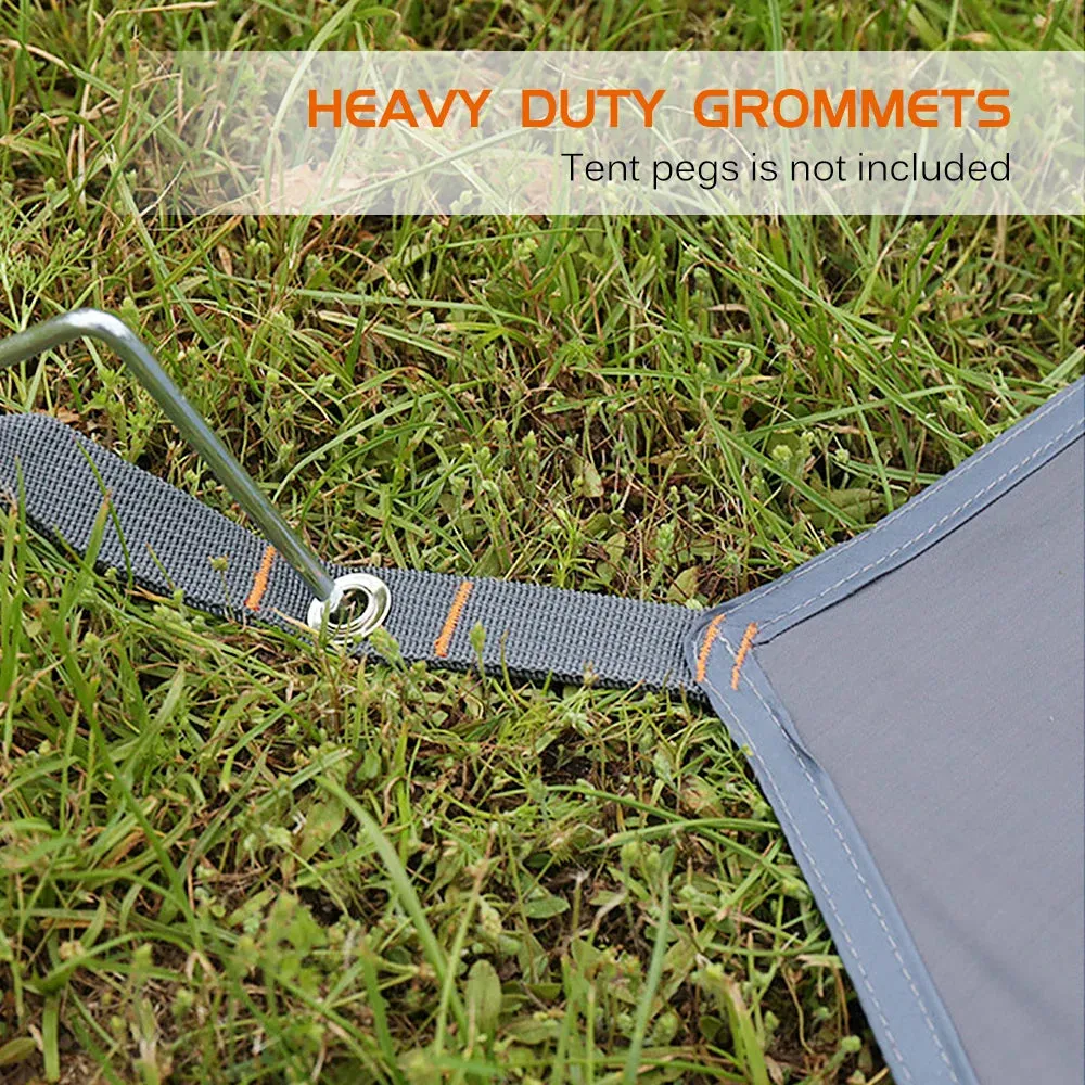 Thicken Picnic Mat Waterproof Camping Tarp Durable Beach Pad Octagonal Tent Mat Sun Canopy Ground Sheet for Hiking Travel Beach