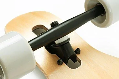 VOLADOR 42inch Freeride Longboard Complete Cruiser (Drop Through Deck - Camber concave)(Banana Tree)