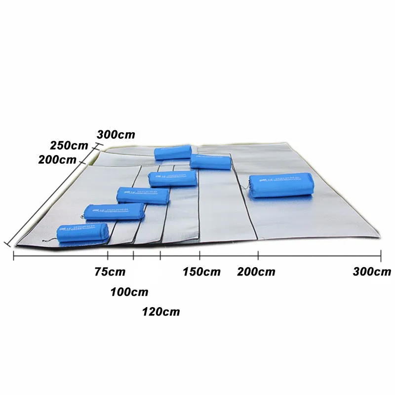 Waterproof Portable Picnic Mat - Foldable Outdoor Camping, Beach, Baby Blanket, Large Sleeping Pad