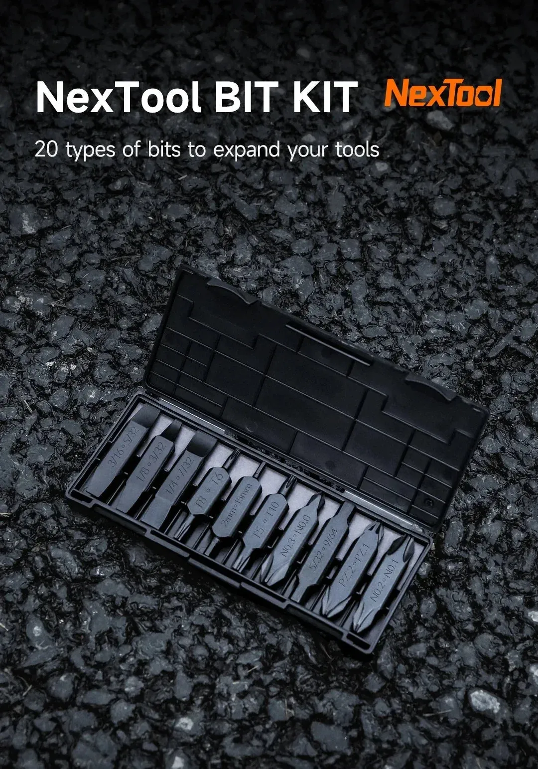 Xiaomi NexTool Hex Bit Accessory Kit 20 Types of Screwdriver Set for  Pocket Tools E1 Flagship Captain Hand Tools Multi-tool