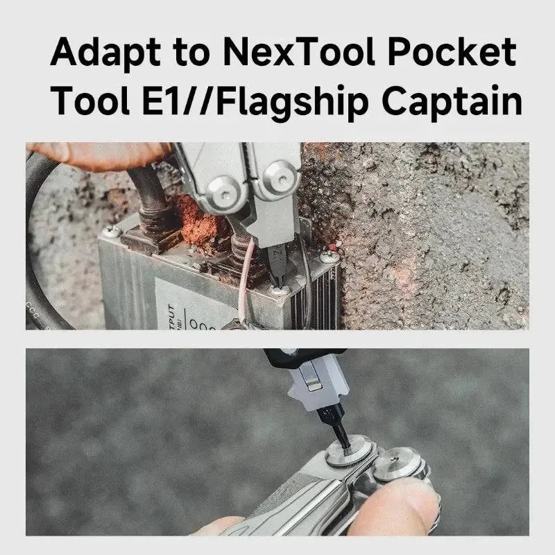 Xiaomi NexTool Hex Bit Accessory Kit 20 Types of Screwdriver Set for  Pocket Tools E1 Flagship Captain Hand Tools Multi-tool